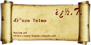 Ősze Telma névjegykártya
